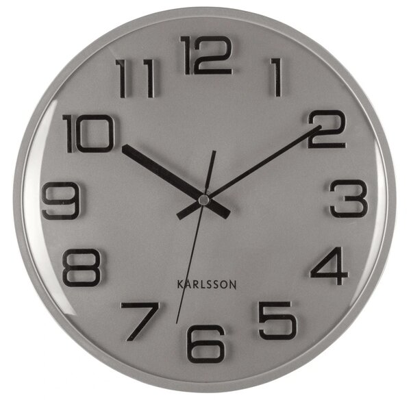 Designové nástěnné hodiny 6022SI Karlsson 30cm