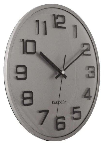 Designové nástěnné hodiny 6022SI Karlsson 30cm