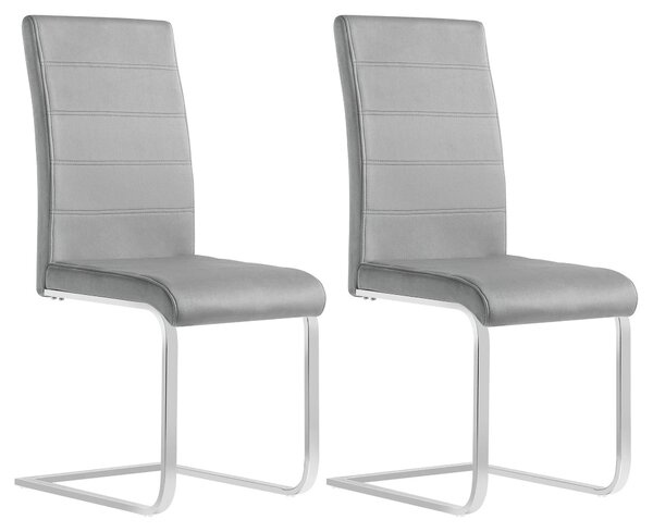 Jídelní židle - Jídelní židle - Židle - Ergonomická židle - 2 kusy/sada - Galvanizovaná kovová konstrukce