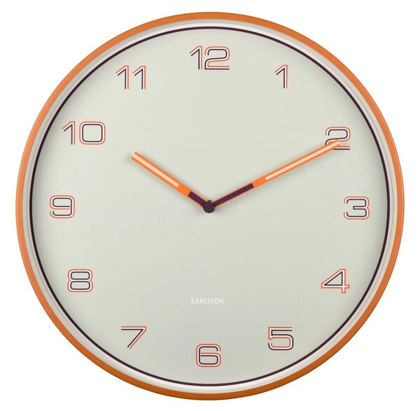 Designové nástěnné hodiny 6013OR Karlsson 40cm