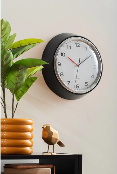 Designové nástěnné hodiny 6006BK Karlsson 34cm