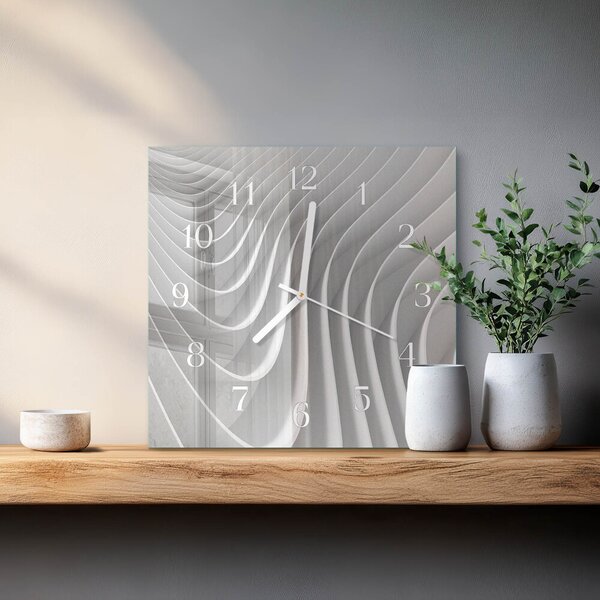 Skleněné hodiny Abstrakce zskb-30x30-00058010