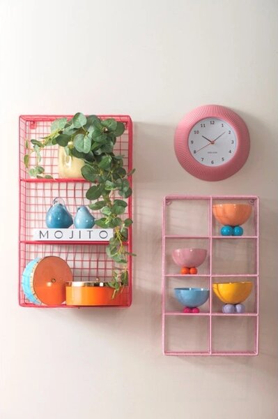 Designové nástěnné hodiny 6048PI Karlsson 25cm