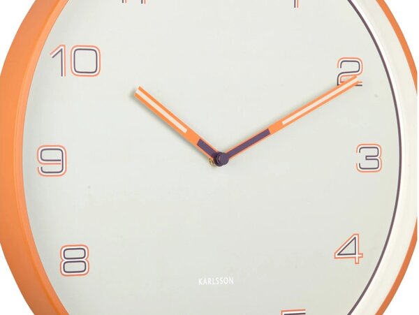 Designové nástěnné hodiny 6013OR Karlsson 40cm