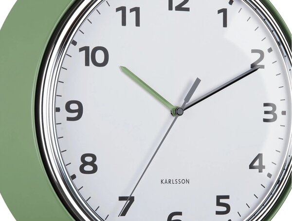 Designové nástěnné hodiny 6006GR Karlsson 34cm