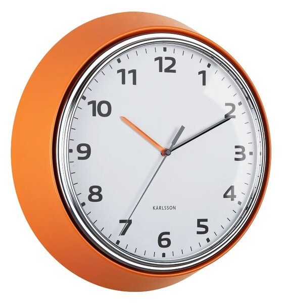 Designové nástěnné hodiny 6006OR Karlsson 34cm