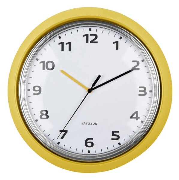 Designové nástěnné hodiny 6006YE Karlsson 34cm