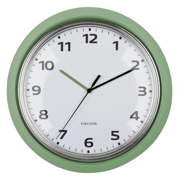 Designové nástěnné hodiny 6006GR Karlsson 34cm