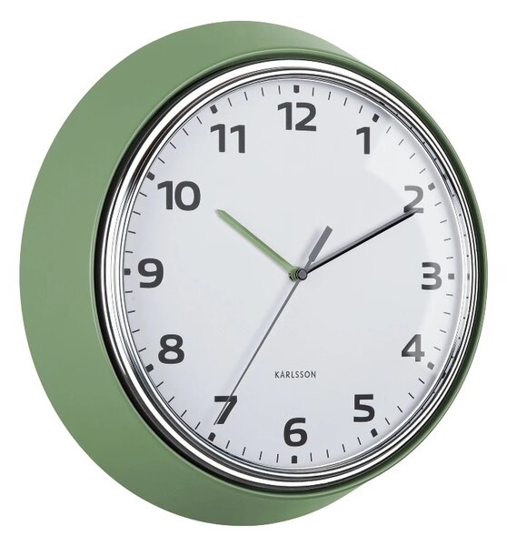 Designové nástěnné hodiny 6006GR Karlsson 34cm