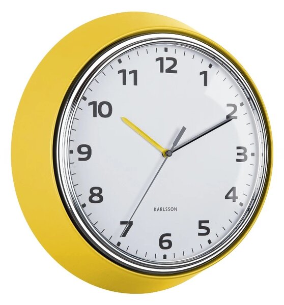 Designové nástěnné hodiny 6006YE Karlsson 34cm