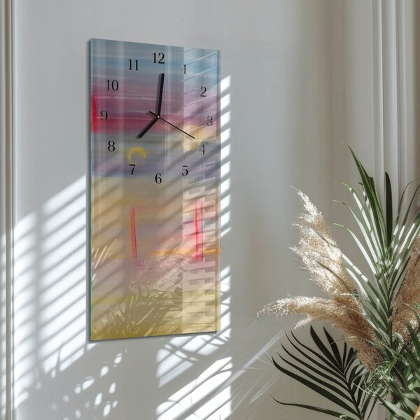 Skleněné hodiny vertikální Vzor zsppc-30x60-00171163