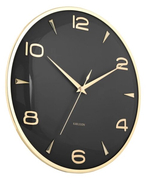 Designové nástěnné hodiny 6017BK Karlsson 40cm