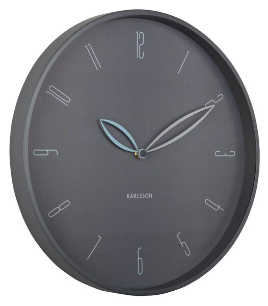 Designové nástěnné hodiny 6012GY Karlsson 40cm
