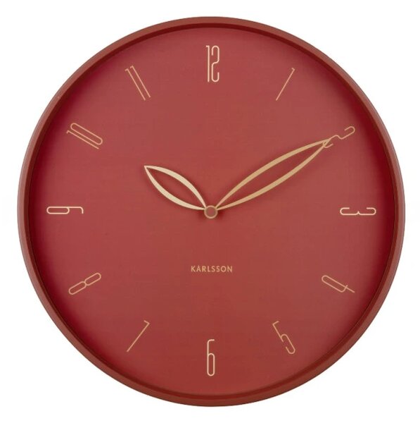 Designové nástěnné hodiny 6012RD Karlsson 40cm