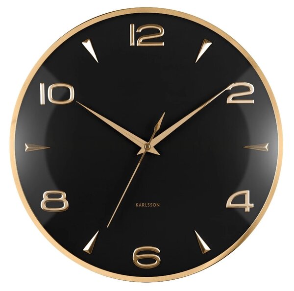 Designové nástěnné hodiny 6017BK Karlsson 40cm