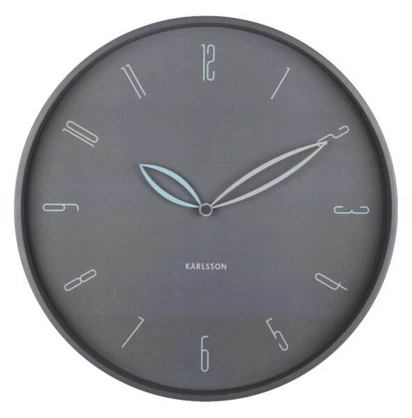 Designové nástěnné hodiny 6012GY Karlsson 40cm