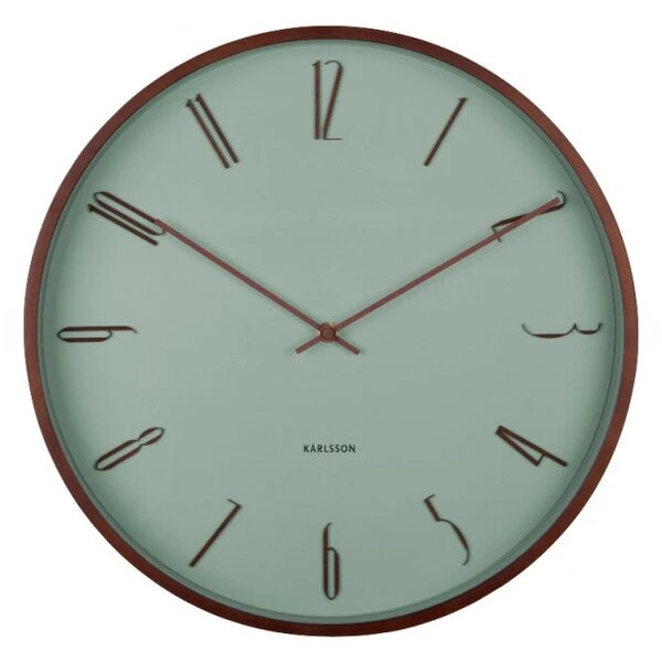 Designové nástěnné hodiny 6014GR Karlsson 40cm