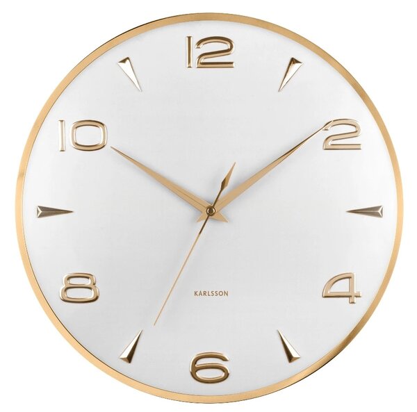Designové nástěnné hodiny 6017WH Karlsson 40cm
