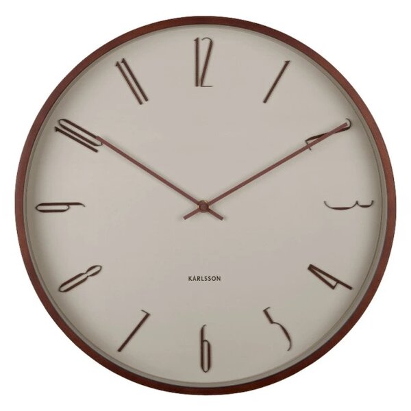 Designové nástěnné hodiny 6014WG Karlsson 40cm