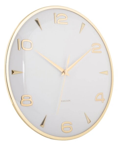 Designové nástěnné hodiny 6017WH Karlsson 40cm