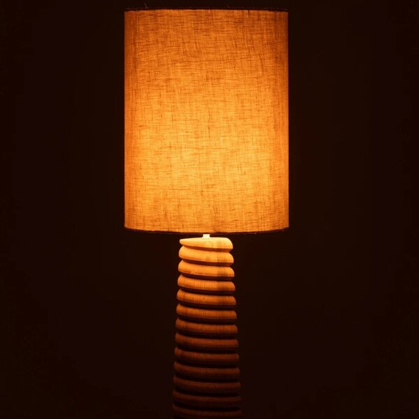 Dřevěná stolní lampa J-line Ailan 85 cm