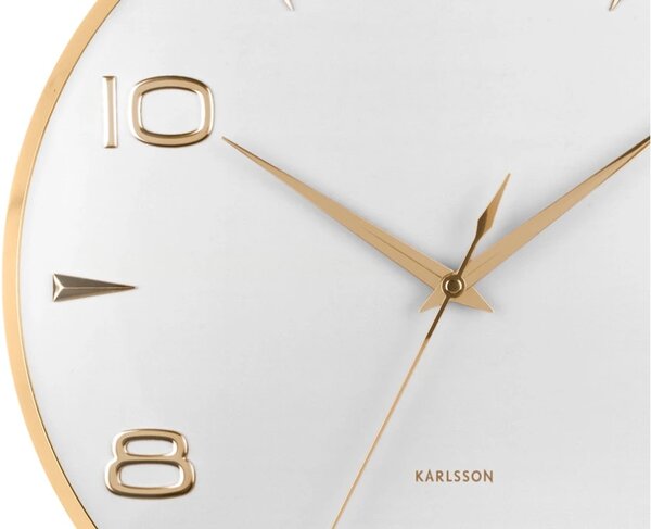 Designové nástěnné hodiny 6017WH Karlsson 40cm