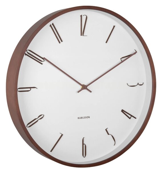 Designové nástěnné hodiny 6014WH Karlsson 40cm