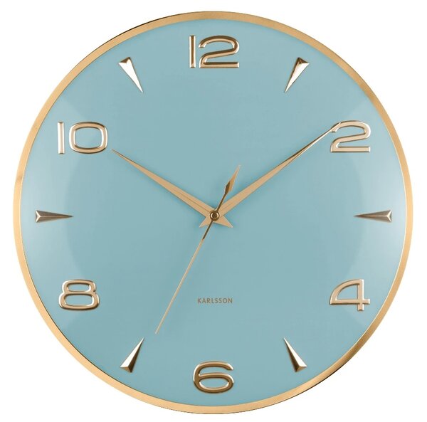 Designové nástěnné hodiny 6017BL Karlsson 40cm