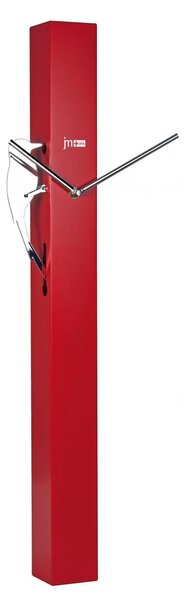 Lowell Italy Designové kyvadlové nástěnné hodiny 14541R Lowell 65cm