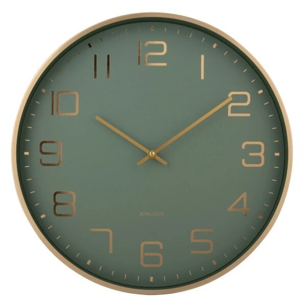 Designové nástěnné hodiny 5973GR Karlsson 40cm