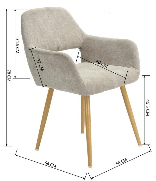 Jídelní židle - Židle - Židle s opěradlem ve tvaru sedáku - Kuchyňské židle - Nábytek - Skandinávský design