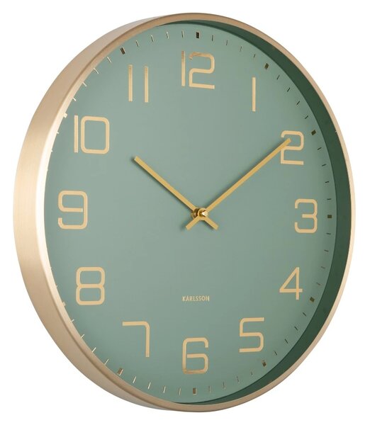 Designové nástěnné hodiny 5973GR Karlsson 40cm
