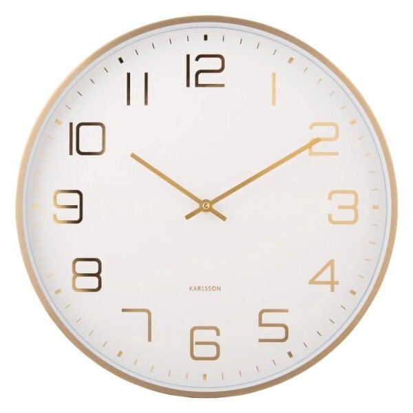Designové nástěnné hodiny 5973WH Karlsson 40cm