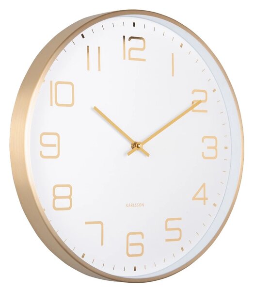 Designové nástěnné hodiny 5973WH Karlsson 40cm