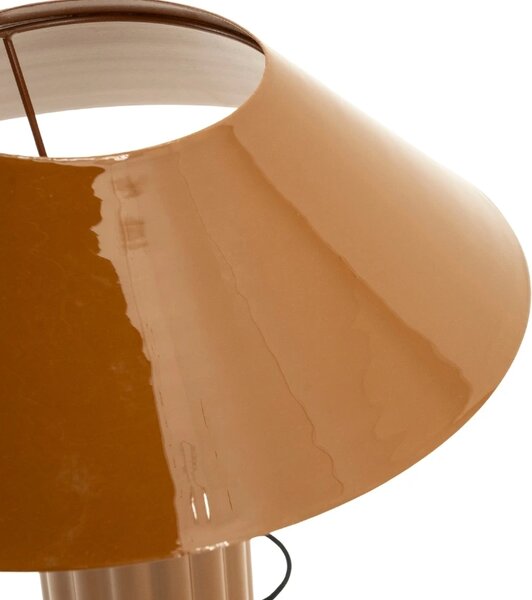 By-Boo Hnědá kovová stolní lampa Pallas