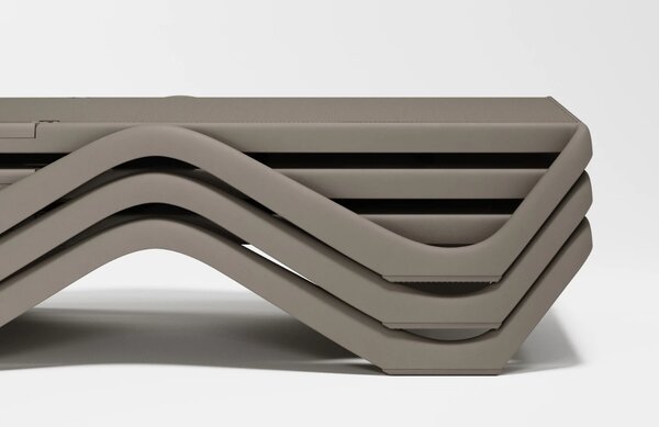 VONDOM Plastové zahradní lehátko LOVE