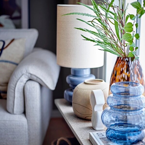 Bloomingville Skleněná stolní lampa Fabiola