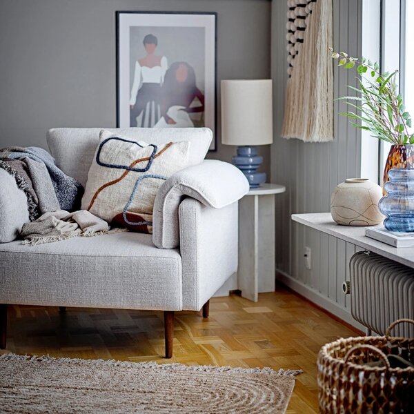 Bloomingville Skleněná stolní lampa Fabiola
