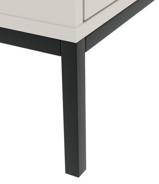 KOMODA, černá, kašmírová, 75,9/115,5/40 cm MID.YOU - Šuplíkové komody, Online Only