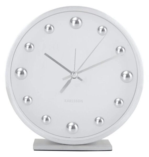 Designové stolní hodiny - budík 5970WH Karlsson 16cm