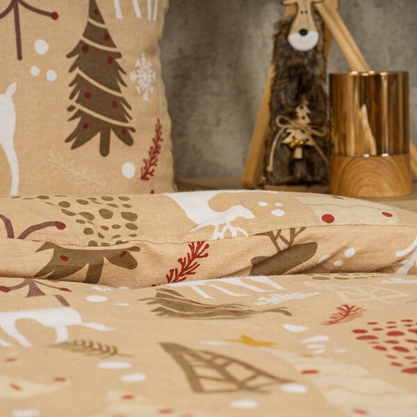 4Home Flanelové povlečení Festive, 140 x 220 cm, 70 x 90 cm