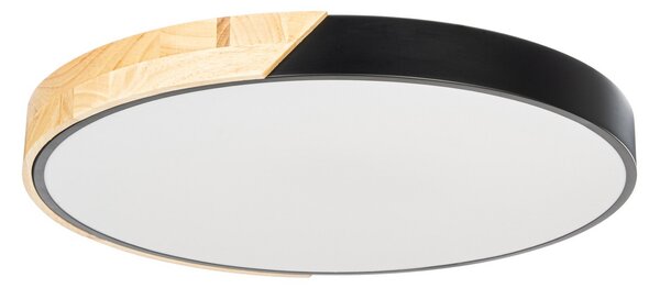 Stropní lampa PRIOS, Lynorri, Černá, Obývací pokoj, Plast, Moderní