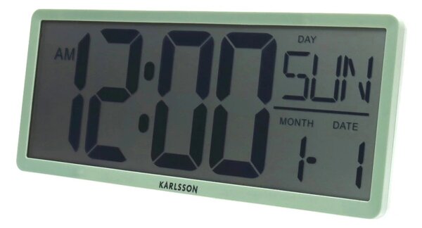 Digitální LCD hodiny 6020GR Karlsson 35cm