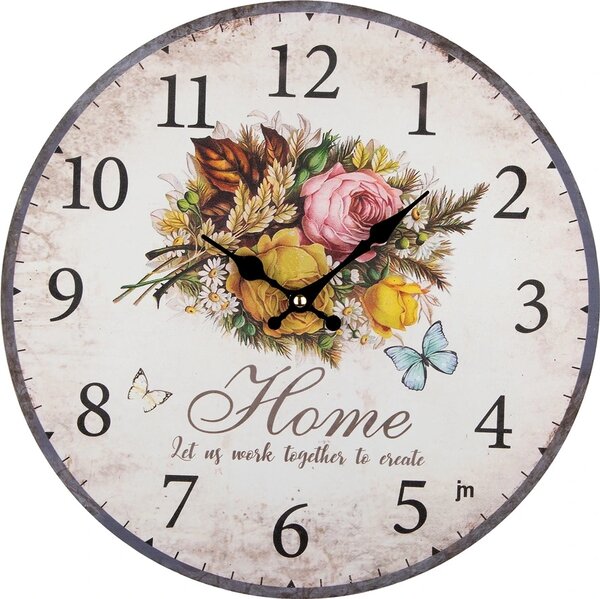Lowell Italy Designové nástěnné hodiny 21567 Lowell 34cm