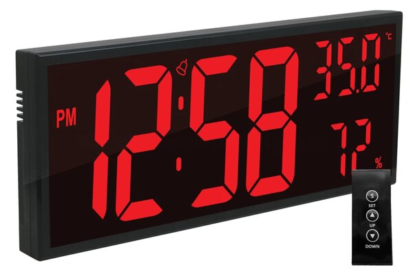 Nástěnné i stolní digitální LED hodiny DH309.2 JVD 41cm