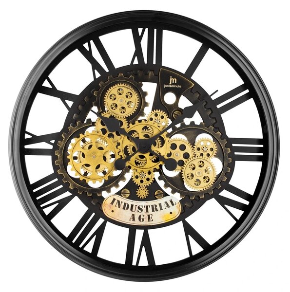 Lowell Italy Designové nástěnné hodiny 21548N Lowell 60cm