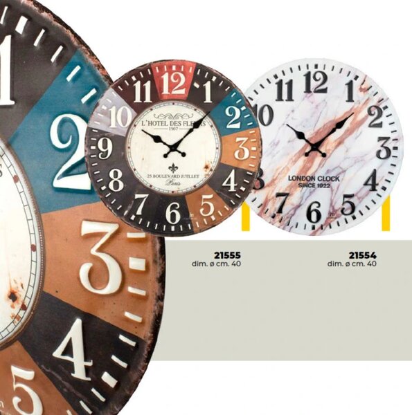 Lowell Italy Designové nástěnné hodiny 21555 Lowell 40cm