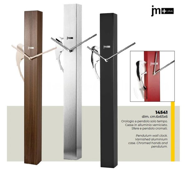 Lowell Italy Designové kyvadlové nástěnné hodiny 14541G Lowell 65cm