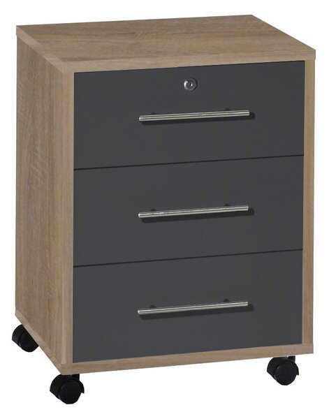 POJÍZDNÝ KONTEJNER, 44/58/40 cm MID.YOU - Online Only kancelářský nábytek, Online Only
