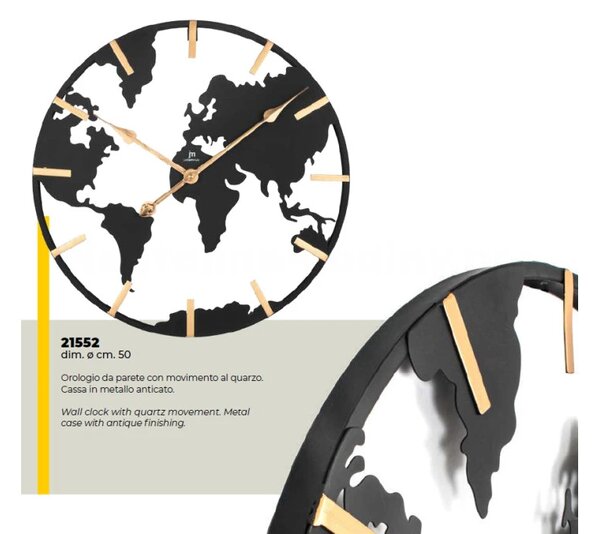 Lowell Italy Designové nástěnné hodiny 21552 Lowell 50cm